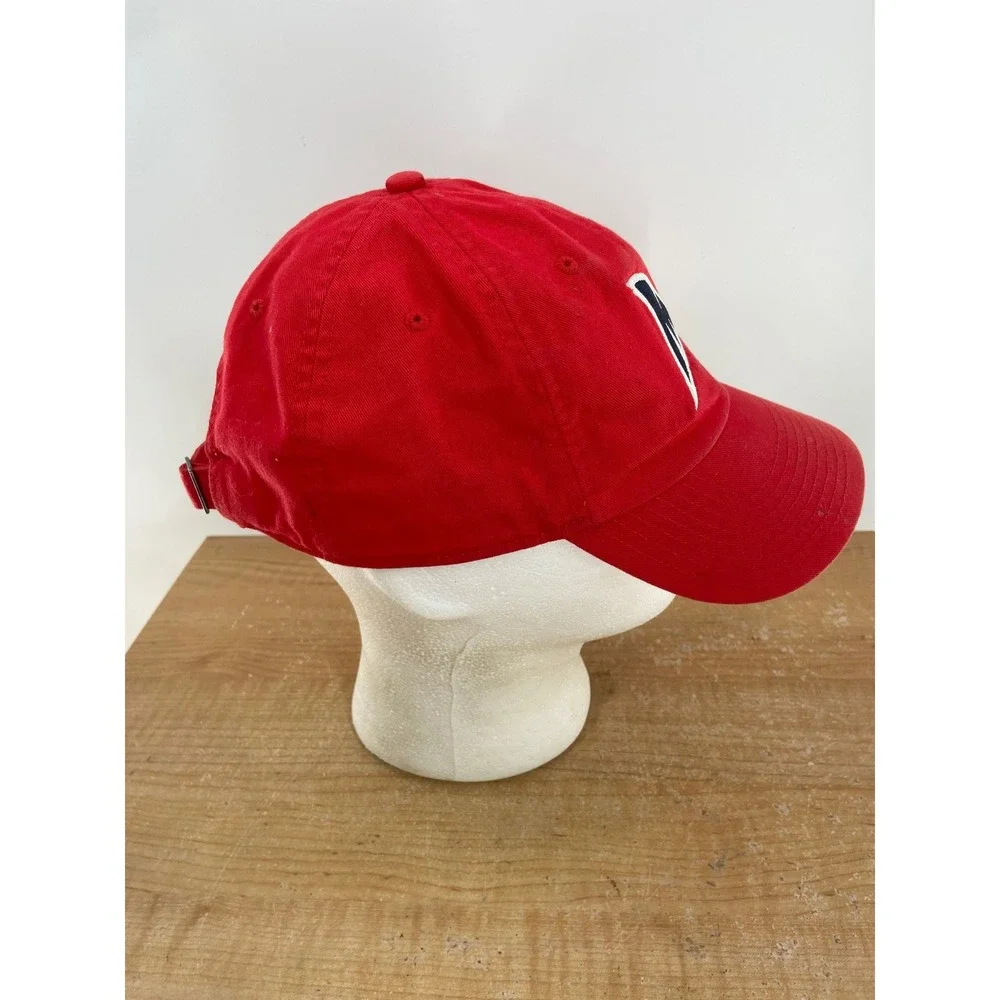 Ole Miss Nike Heritage 86 Red Baseball Cap Adjustable Hat Landshark Logo